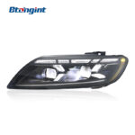 For 2006-2015 Audi Q7 Headlight Assembly Retrofit, Q8 Style Dynamic LED DRL Sequential Turn Signal Projector Headlamp