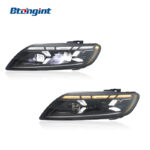 For 2006-2015 Audi Q7 Headlight Assembly Retrofit, Q8 Style Dynamic LED DRL Sequential Turn Signal Projector Headlamp