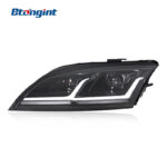 For 2008-2014 Audi TT Headlight Assembly Retrofit, Old To New Upgrade LED DRL Sequential Turn Signal Projector Headlamp