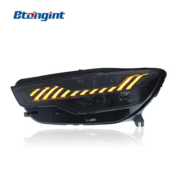 For 2012-2015 Audi A6 C7 Headlight Assembly Retrofit, RS Style LED Projector DRL with Sequential Turn Signal