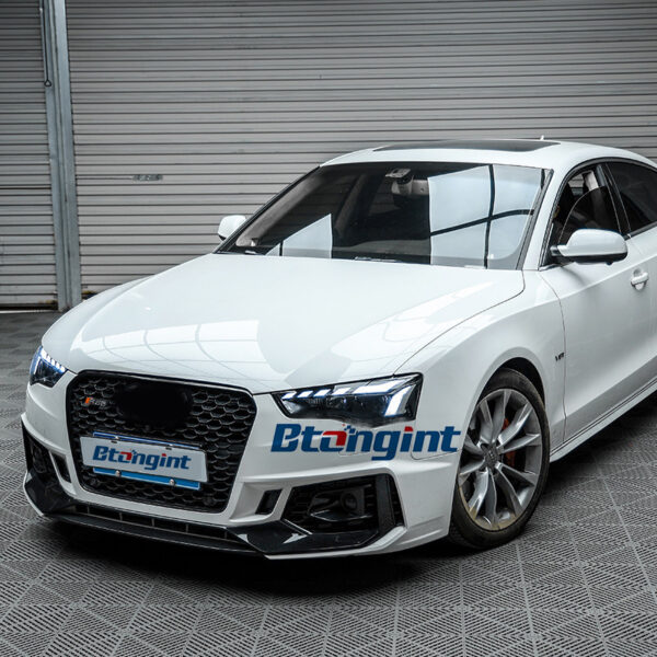 For 2013-2016 Audi A4L / A5 Headlight Assembly Retrofit, RS5 Style LED Projector DRL & Turn Signal