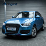 For 2013-2018 Audi Q3 Headlight Assembly Retrofit, LED Projector with Scanning Welcome DRL & Sequential Turn Signal