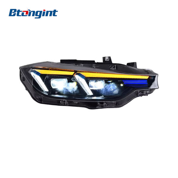 Specially For 2013-2019 BMW 3 Series F30 F35 Headlight Assembly Retrofit, Full LED Sequential Turn Signal Bi-Xenon Projector