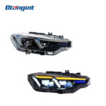Specially For 2013-2019 BMW 3 Series F30 F35 Headlight Assembly Retrofit, Full LED Sequential Turn Signal Bi-Xenon Projector