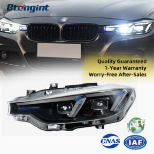 Specially For 2013-2019 BMW 3 Series F30 F35 Headlight Assembly Retrofit, Full LED Sequential Turn Signal Bi-Xenon Projector