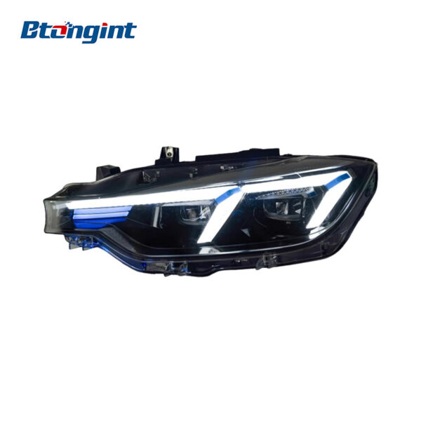 Specially For BMW 3 Series F30 F35 320 325 Headlight Assembly Retrofit, Double Hook LED DRL & Sequential Turn Signal