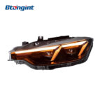 Specially For BMW 3 Series F30 F35 320 325 Headlight Assembly Retrofit, Double Hook LED DRL & Sequential Turn Signal