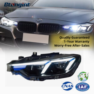 Specially For BMW 3 Series F30 F35 320 325 Headlight Assembly Retrofit, Double Hook LED DRL & Sequential Turn Signal