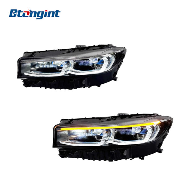 For 2009-2022 BMW 7 Series Retrofit New G12 Laser Headlight Assembly, LED Projector, DRL & Turn Signal