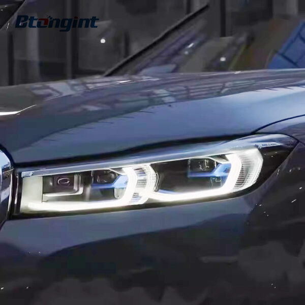 For 2016-2019 BMW 7 Series G12 Headlight Assembly Retrofit, New Style Blue Line LED Projector, DRL & Turn Signal