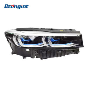 For 2016-2019 BMW 7 Series G12 Headlight Assembly Retrofit, New Style Blue Line LED Projector, DRL & Turn Signal