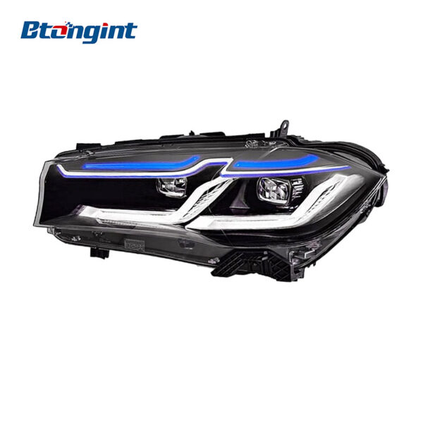 For 2014-2018 BMW X5 Headlight Assembly, Automotive LED Headlamp, Daytime Running Light