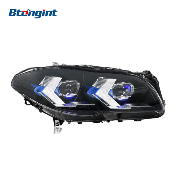 For BMW 5 Series F10 F18 Headlight Assembly Retrofit, Arrow Style LED DRL & Sequential Turn Signal Headlamp
