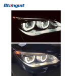For BMW 7 Series F02 2009-2012 Headlight Assembly Retrofit, New Style High Bright LED DRL & Turn Signal