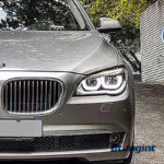 For BMW 7 Series F02 2009-2012 Headlight Assembly Retrofit, New Style High Bright LED DRL & Turn Signal