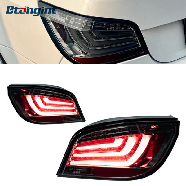 For BMW 5 Series E60 2003-2009 LED Taillight, Fits 523i 525i 530i, Dynamic Signal Brake Reverse Lamp