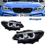 Special for 2014-2021 BMW 2 Series F22 F23, Retrofit LED Projector Headlight Assembly with Spoon Daytime Running Light