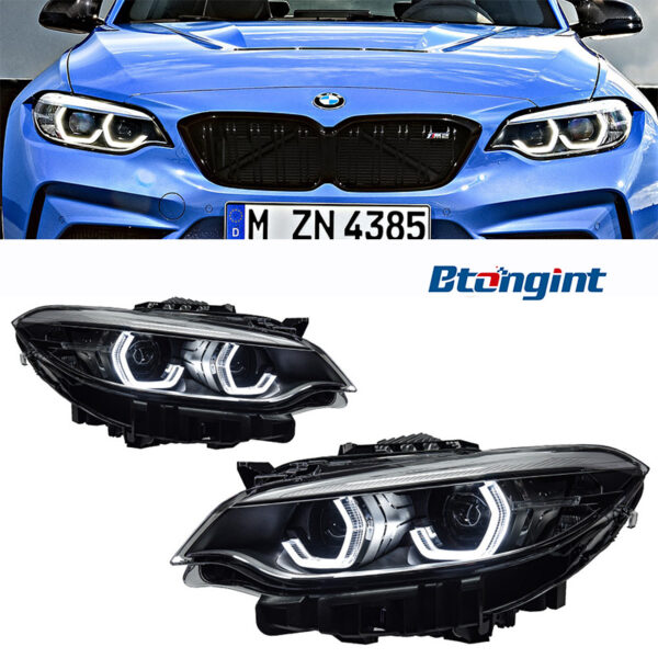 Special for 2014-2021 BMW 2 Series F22 F23, Retrofit LED Projector Headlight Assembly with Spoon Daytime Running Light