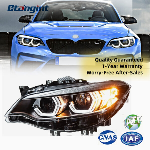 Special for 2014-2021 BMW 2 Series F22 F23, Retrofit LED Projector Headlight Assembly with Spoon Daytime Running Light
