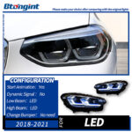 BT-244 18-21款宝马X3大灯总成G01G08LED(2)
