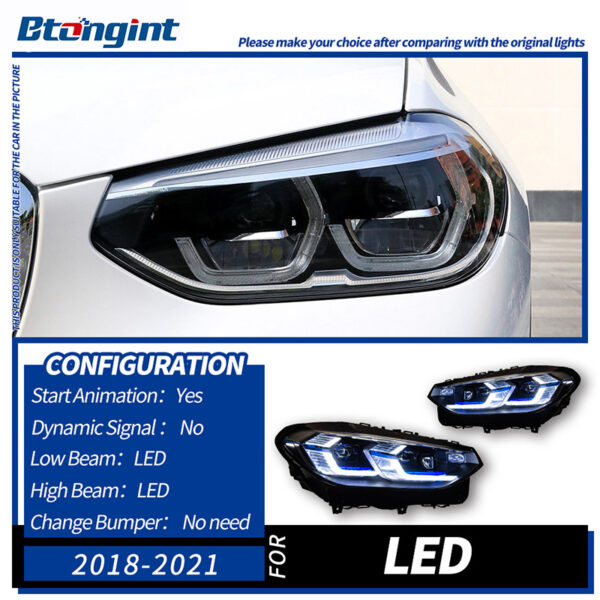 BT-244 18-21款宝马X3大灯总成G01G08LED(2)