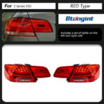 Retrofit LED Taillights For BMW 3 Series E92 2006-2012, Sequential Turn Signal, Running & Brake Light, Plug & Play