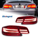 Retrofit LED Taillights For BMW 3 Series E92 2006-2012, Sequential Turn Signal, Running & Brake Light, Plug & Play