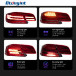 Retrofit LED Taillights For BMW 3 Series E92 2006-2012, Sequential Turn Signal, Running & Brake Light, Plug & Play