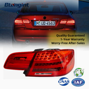 Retrofit LED Taillights For BMW 3 Series E92 2006-2012, Sequential Turn Signal, Running & Brake Light, Plug & Play