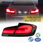 Retrofit LED Taillights For BMW 5 Series F10 F18 2011-2017, Sequential Turn Signal, Running Light, Plug & Play