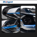 For 2018‑2021 BMW X3 G01 G08, Aftermarket Retrofit Old‑to‑New Upgrade Headlamp Assembly, Bi‑LED Projector Lens, Sequential LED Turn Signal, DRL, Plug‑and‑Play 12V Auto Headlight