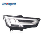 For 2017-2019 Audi A4 Headlight Assembly, Base to High Spec Upgrade, LED DRL, Sequential Turn Signal, Projector Lens