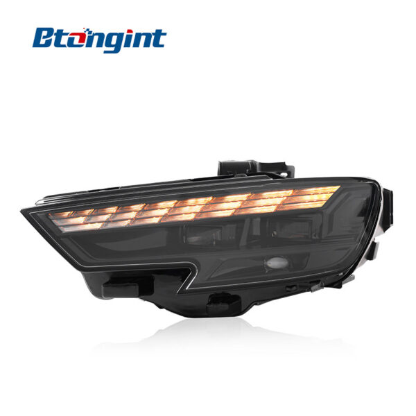 For 2017-2020 Audi A3 Headlight Assembly, Old to New Upgrade, LED DRL, Sequential Turn Signal, Projector Lens