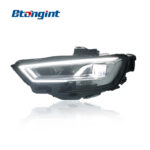 For 2017-2020 Audi A3 Headlight Assembly, High Spec Retrofit, LED DRL, Turn Signal, Projector Headlamp