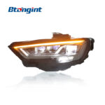 For 2017-2020 Audi A3 Headlight Assembly, High Spec Retrofit, LED DRL, Turn Signal, Projector Headlamp