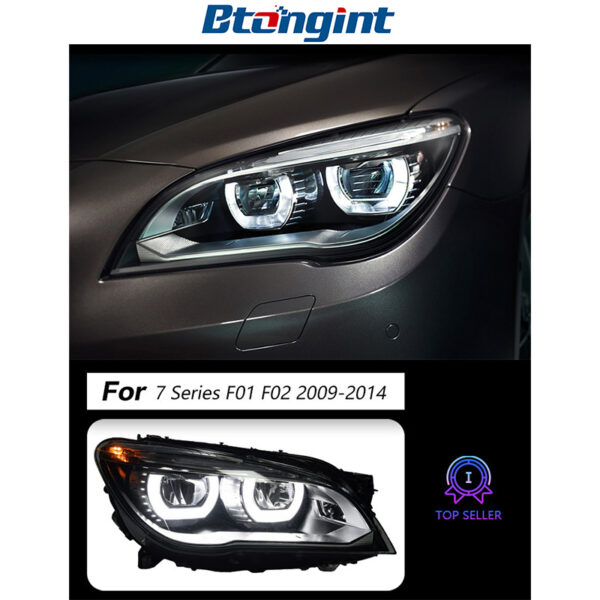 For BMW 7 Series F01 F02 2009-2014 Headlight Assembly Retrofit, Fits 730i 735i 740i