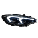 For BMW 3 Series F30 2012-2019 Headlight Assembly Retrofit, 2023 Style Double Hook LED DRL, Turn Signal & Projector Lens
