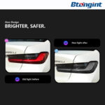 For BMW 3 Series G20 G28 2019-2024 Venom White LED Taillight Assembly, Running Light, Turn Signal & Brake Lamp