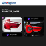 For BMW X3 F25 2010-2017 Taillight Assembly Retrofit, New Style Dynamic Sequential LED Turn Signal