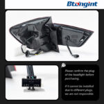 For BMW X3 F25 2010-2017 Taillight Assembly Retrofit, New Style Dynamic Sequential LED Turn Signal