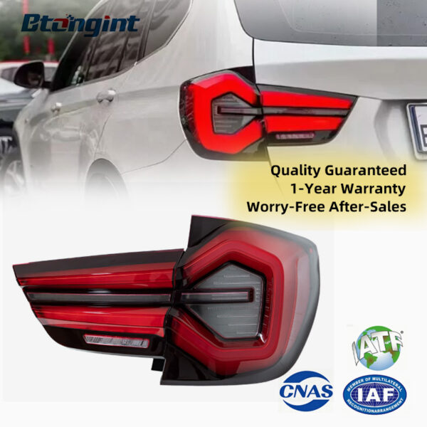 For BMW X3 F25 2010-2017 Taillight Assembly Retrofit, New Style Dynamic Sequential LED Turn Signal