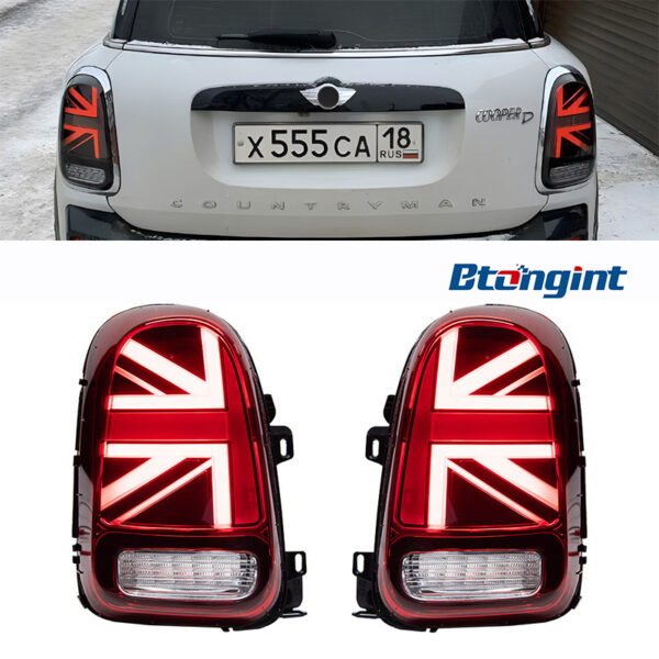 Retrofit Union Jack LED Taillights For MINI Countryman F60, Dynamic Sequential Turn Signal, Plug & Play