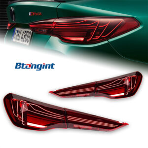 Modified GTS‑Style Laser LED Tail Light Assembly for 2020‑2024 BMW 4 Series G22 / G82 M4, 425i 430i Rear Lamp