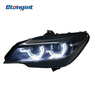 Fits 09‑16 BMW Z4 E89 Headlight Assembly, Modified Projector Xenon Headlamp with LED Sequential Turn Signal