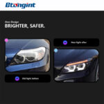 Fits 09‑16 BMW Z4 E89 Headlight Assembly, Modified Projector Xenon Headlamp with LED Sequential Turn Signal