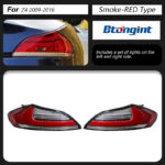 Fits 09‑16 BMW Z4 E89 Tail Light Assembly, Modified LED DRL Brake Light Rear Fog Lamp with Sequential Turn Signal
