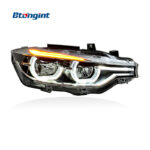 Headlight Assembly For BMW 3 Series F30 F35 2013-2018, Upgrade To New Style Spoon LED Headlights.