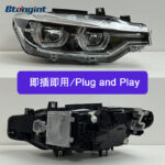 Headlight Assembly For BMW 3 Series F30 F35 2013-2018, Upgrade To New Style Spoon LED Headlights.