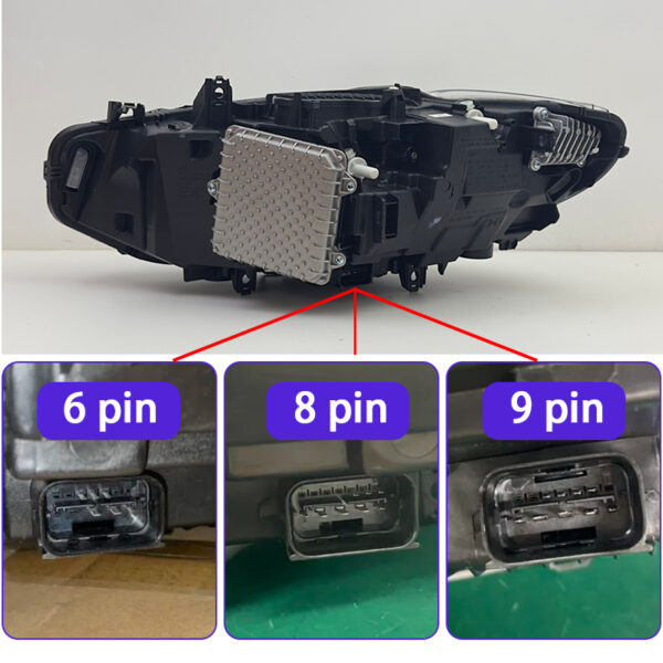 GTS Style Yellow DRL LED Headlights Assembly Compatible with BMW 4 Series F32 F82 F36 2013-2020, M4 Modified Projector Headlamp.