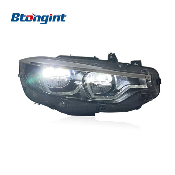 GTS Spoon LED Headlights Assembly Compatible with BMW 4 Series F32 F82 F36 2014-2019, Bi-LED Projector DRL.